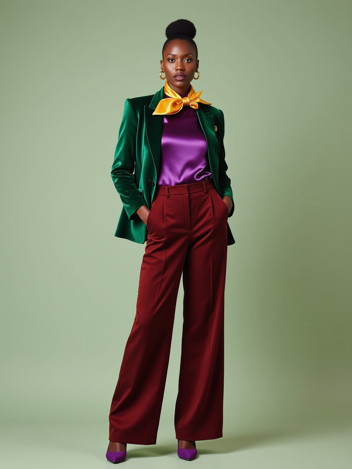saturated jewel tone autumn styling
