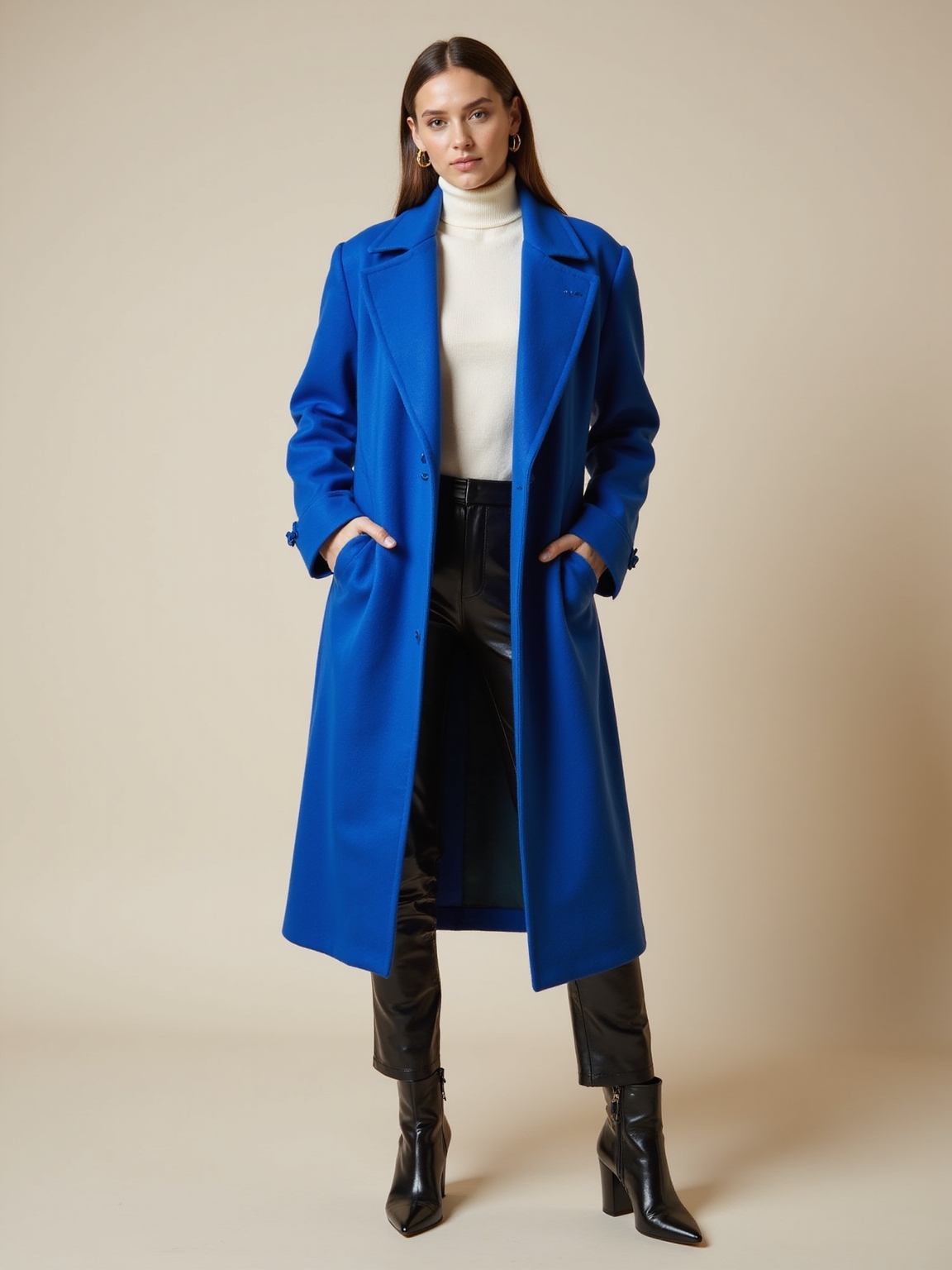saturated sculpted plush outerwear