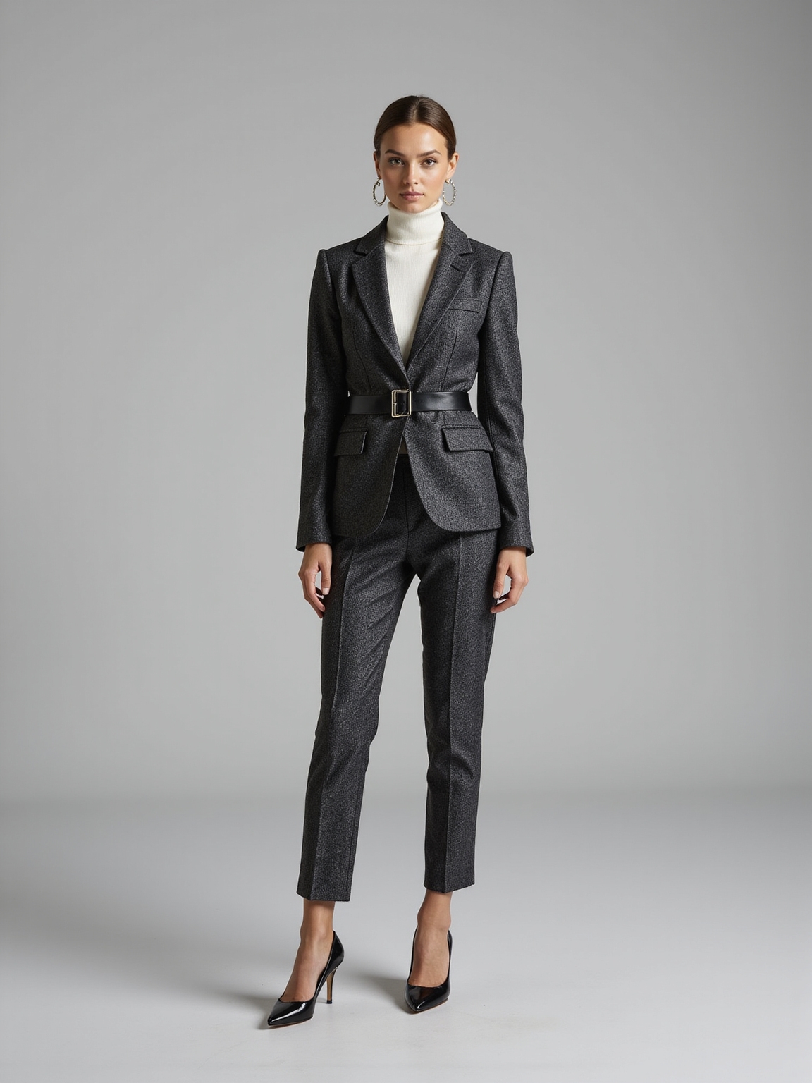 sharp urban tweed tailoring