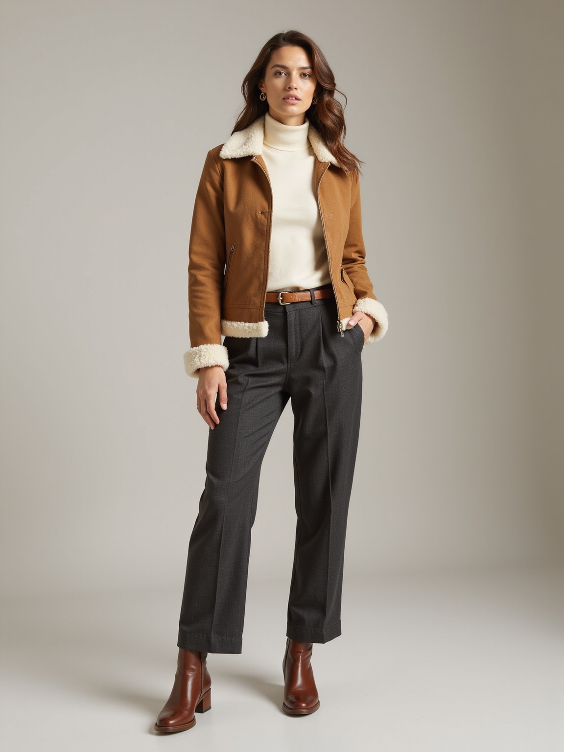 sherpa shearling cozy trims