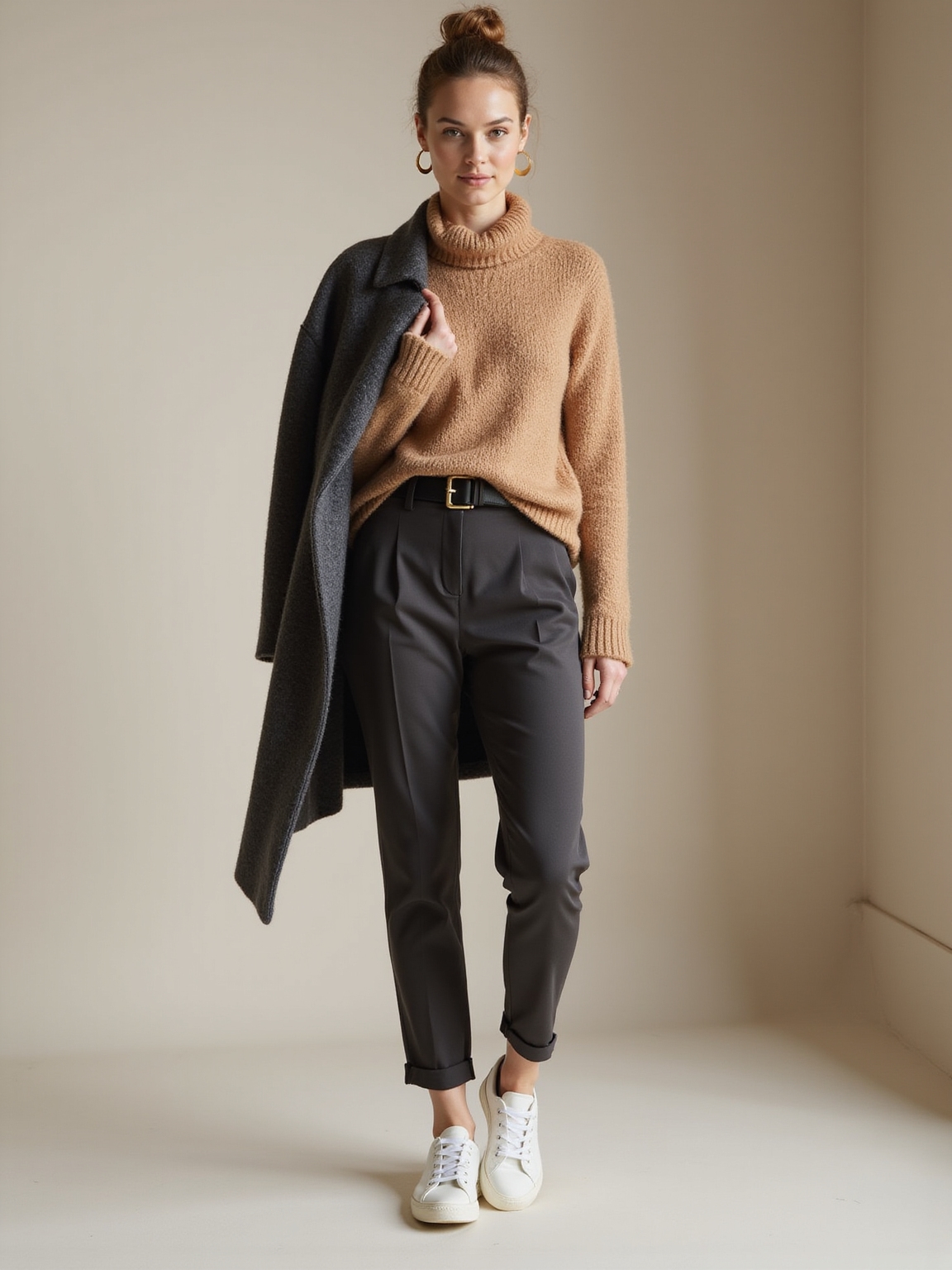 sleek flexible merino classroom knitwear