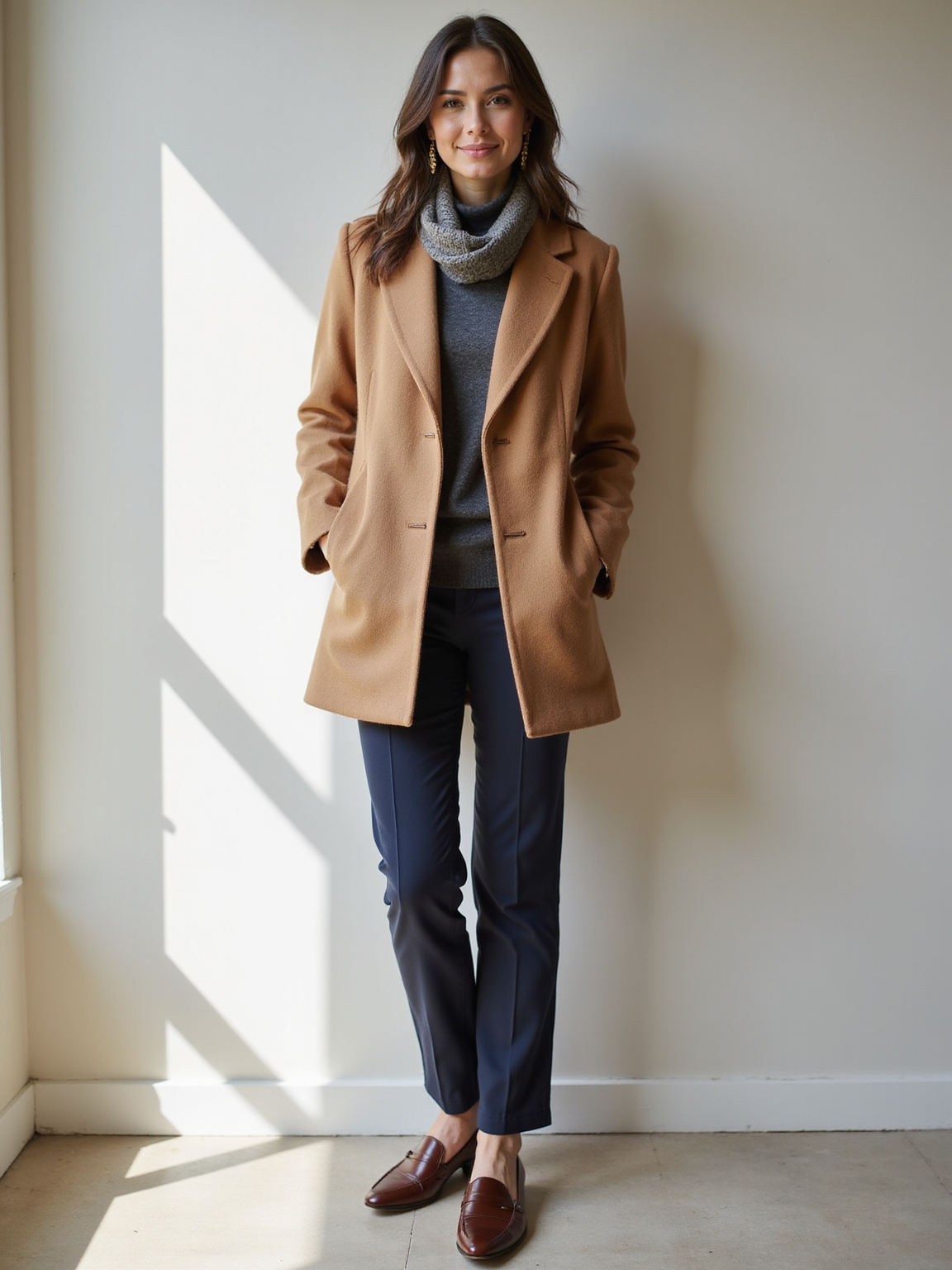 sleek insulated layered outerwear