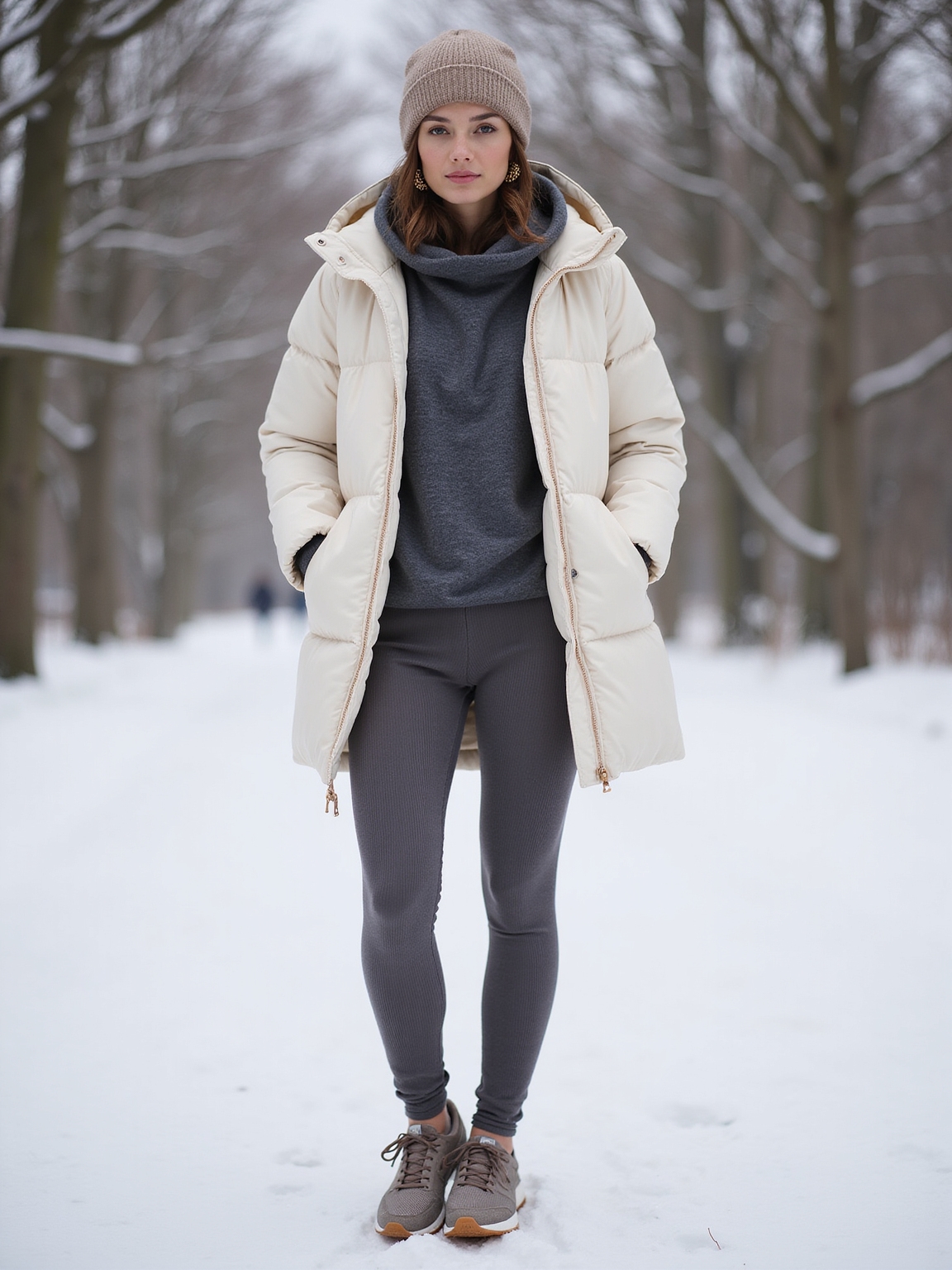 sleek insulated sporty winter layers