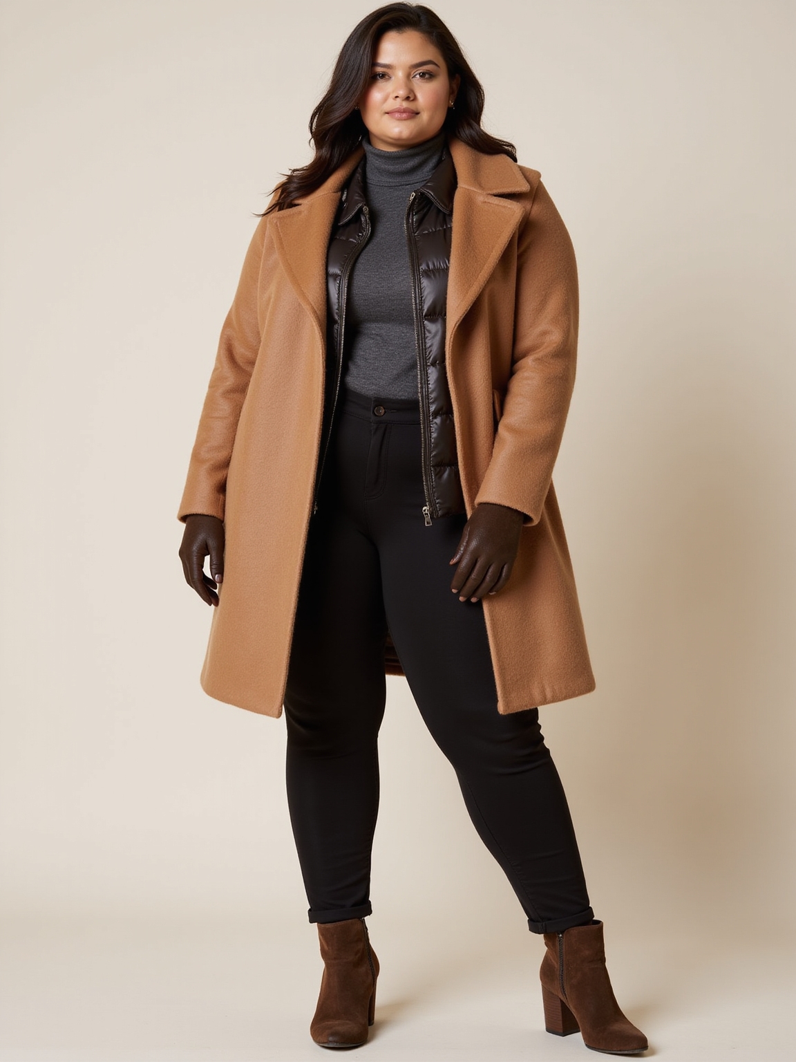 sleek lightweight layered polished warmth