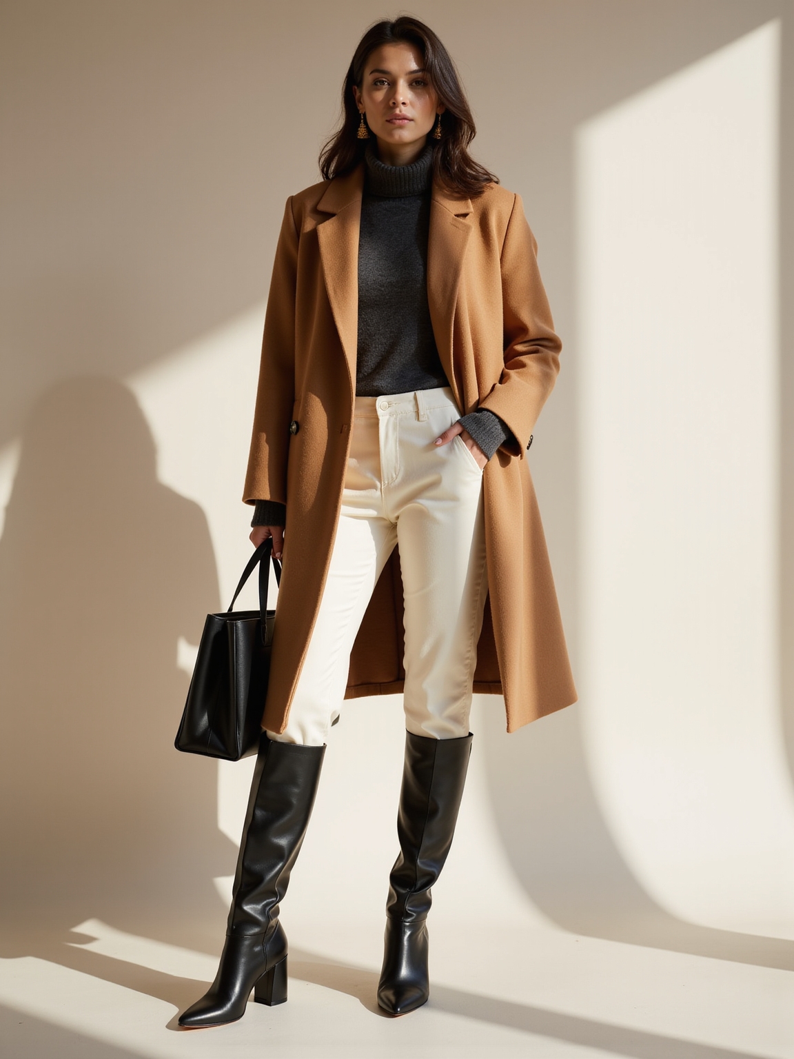 sleek practical polished business boots