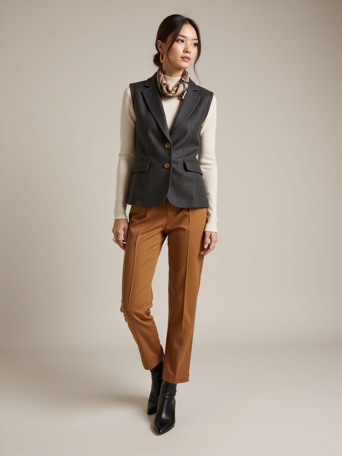 slim vests tailored layered refinement