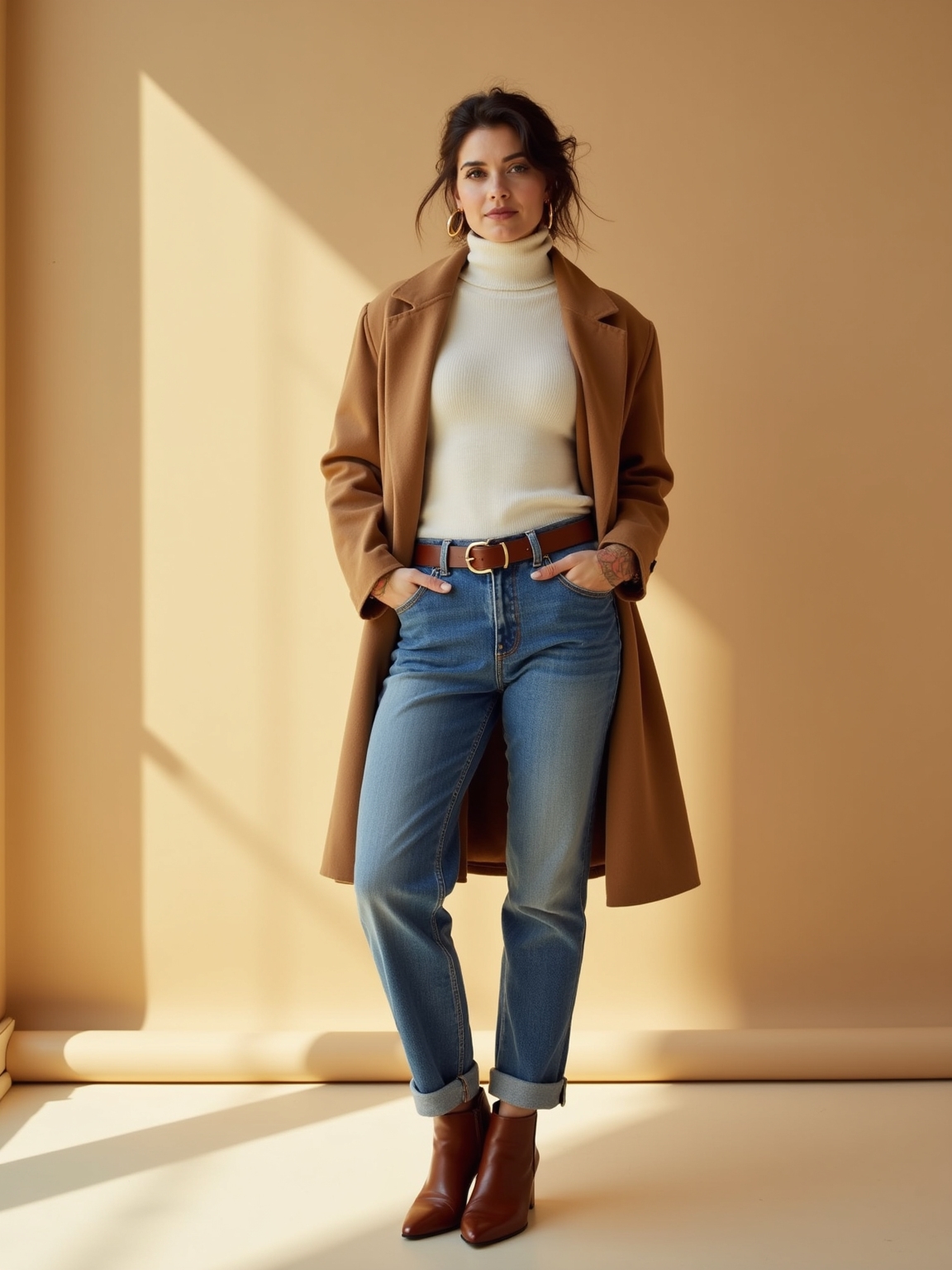 slouchy vintage denim ankle boots
