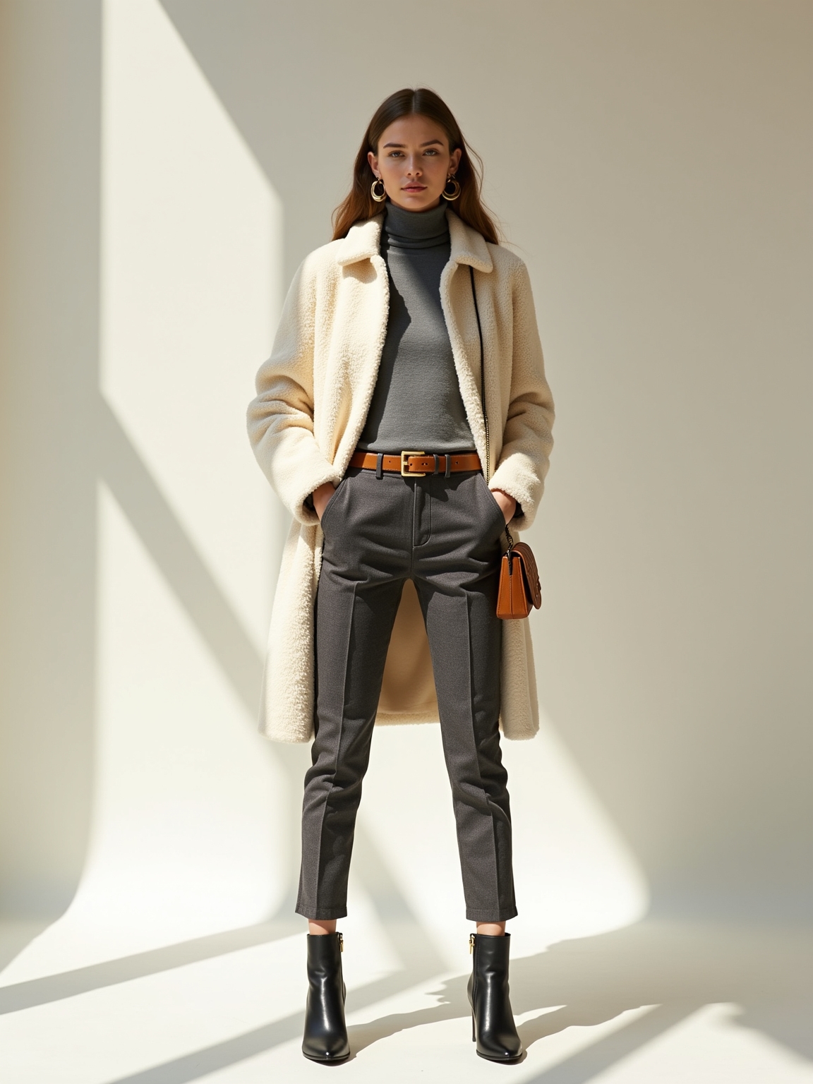 soft breathable polished knitwear layers