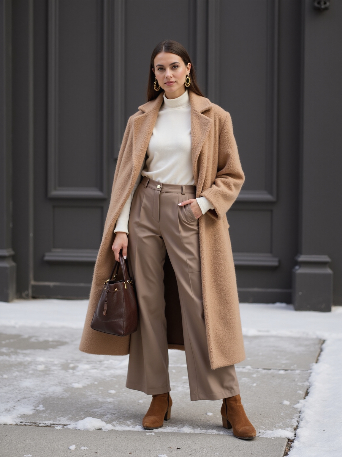 soft neutrals with winter brights