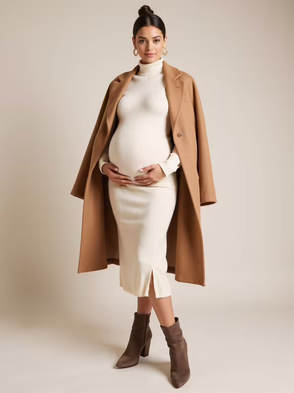soft ribbed midi dresses