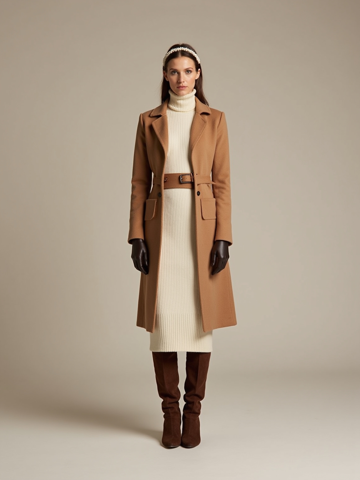 soft structured layered warmth