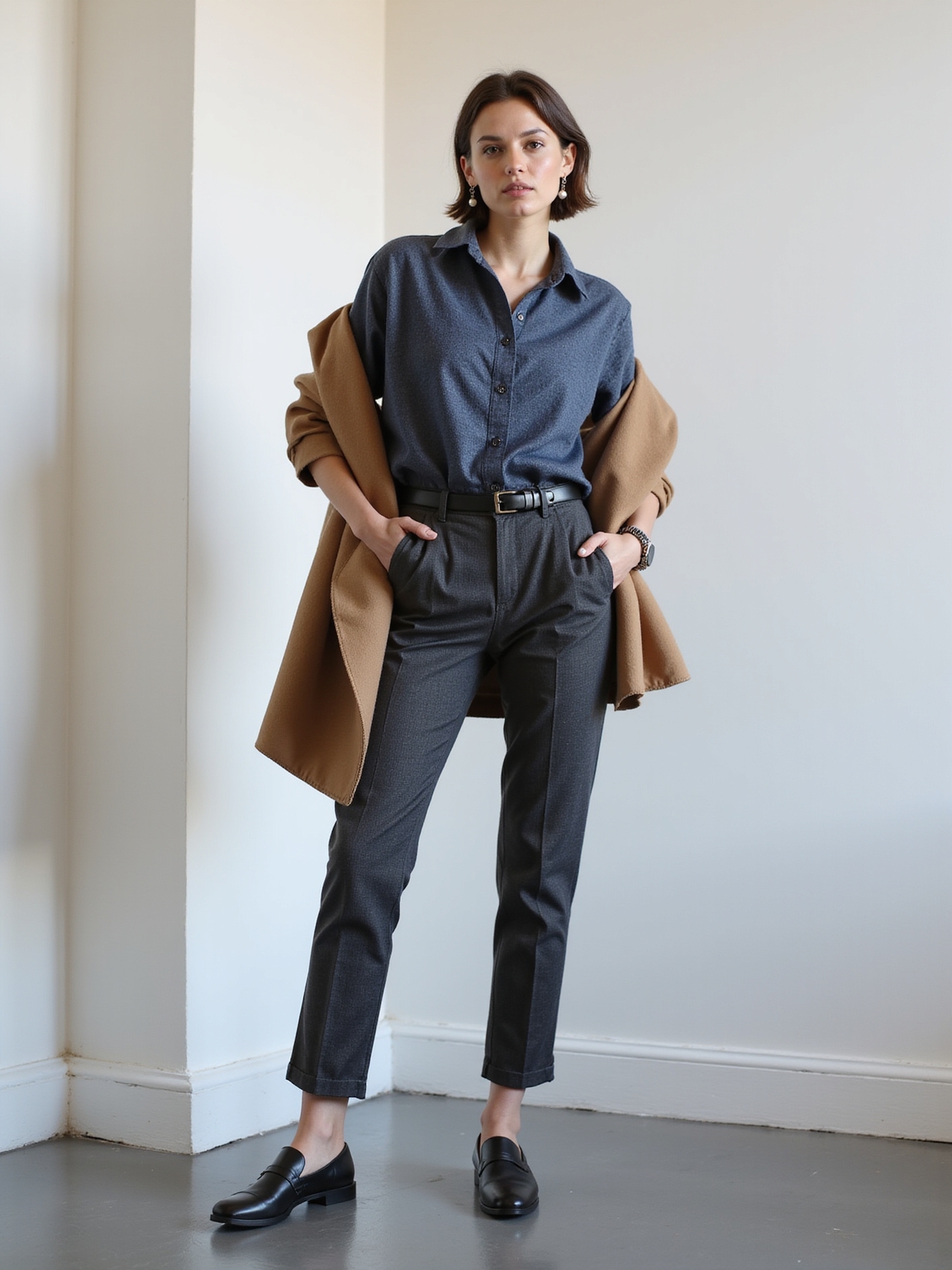 soft structured tidy collar shirts