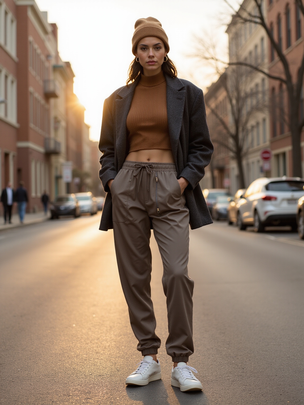 sporty chic fall athleisure
