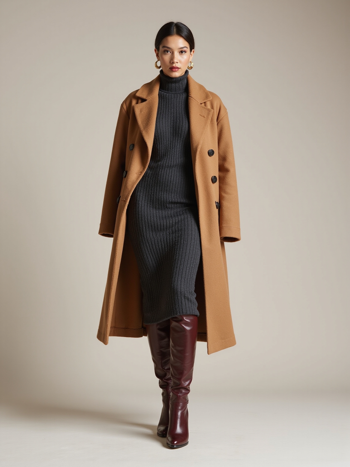 statement boots polished dress