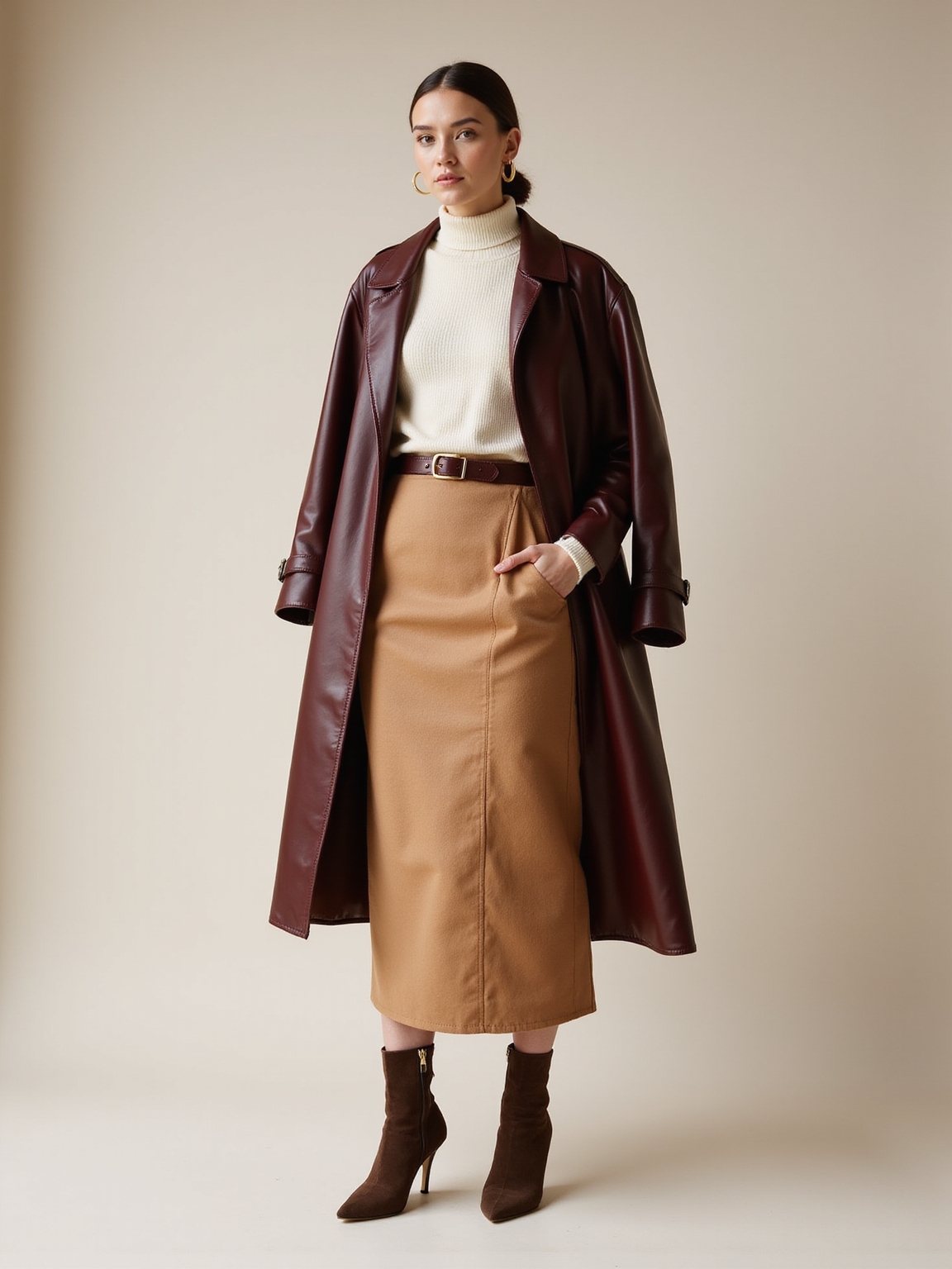 statement coats minimalist column skirts