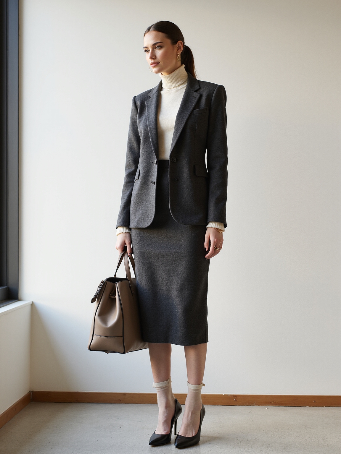 stealthy tonal insulating wardrobe layers