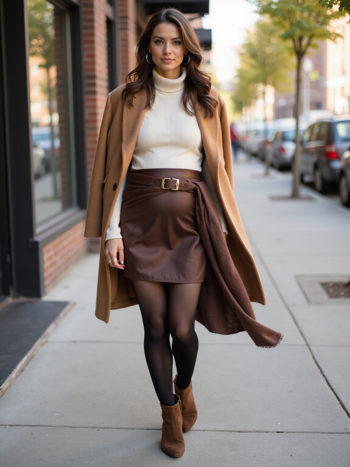 streamlined layered bump friendly dressing
