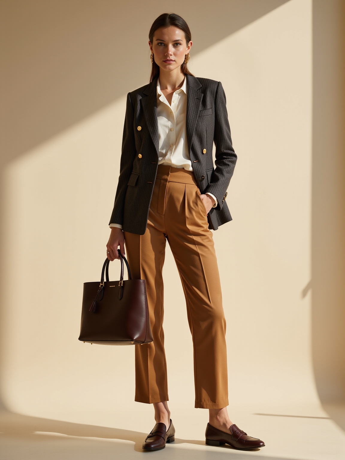 structured blazer polished autumn stride