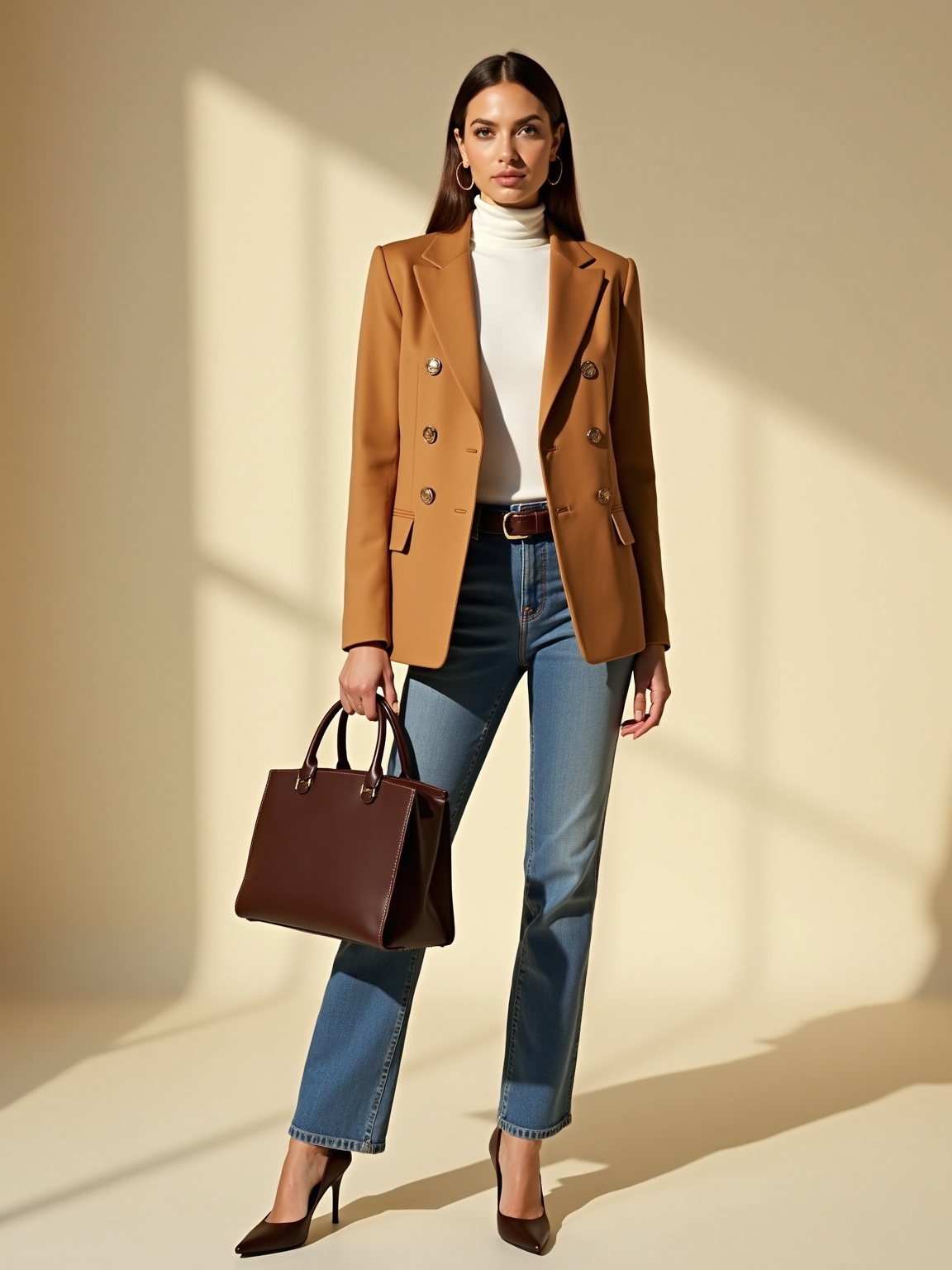 structured blazers relaxed denim