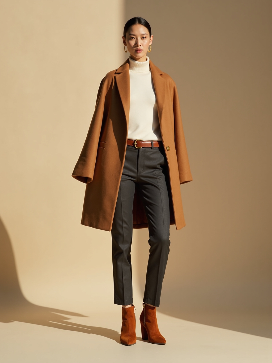 structured cape suede boots