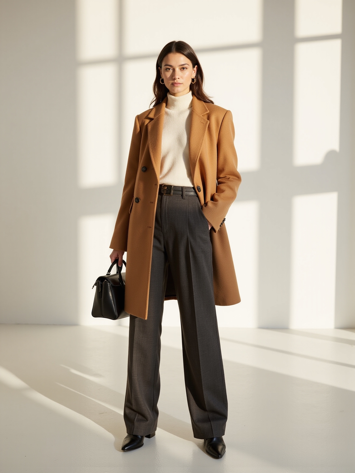 structured coat polished office ready
