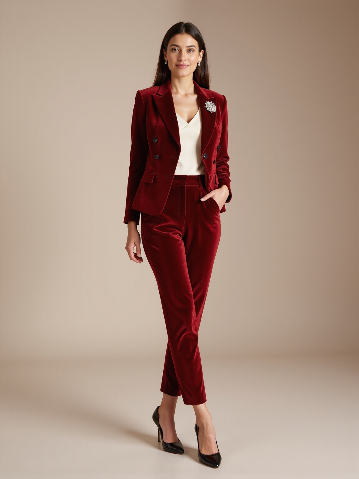 structured luxe holiday separates