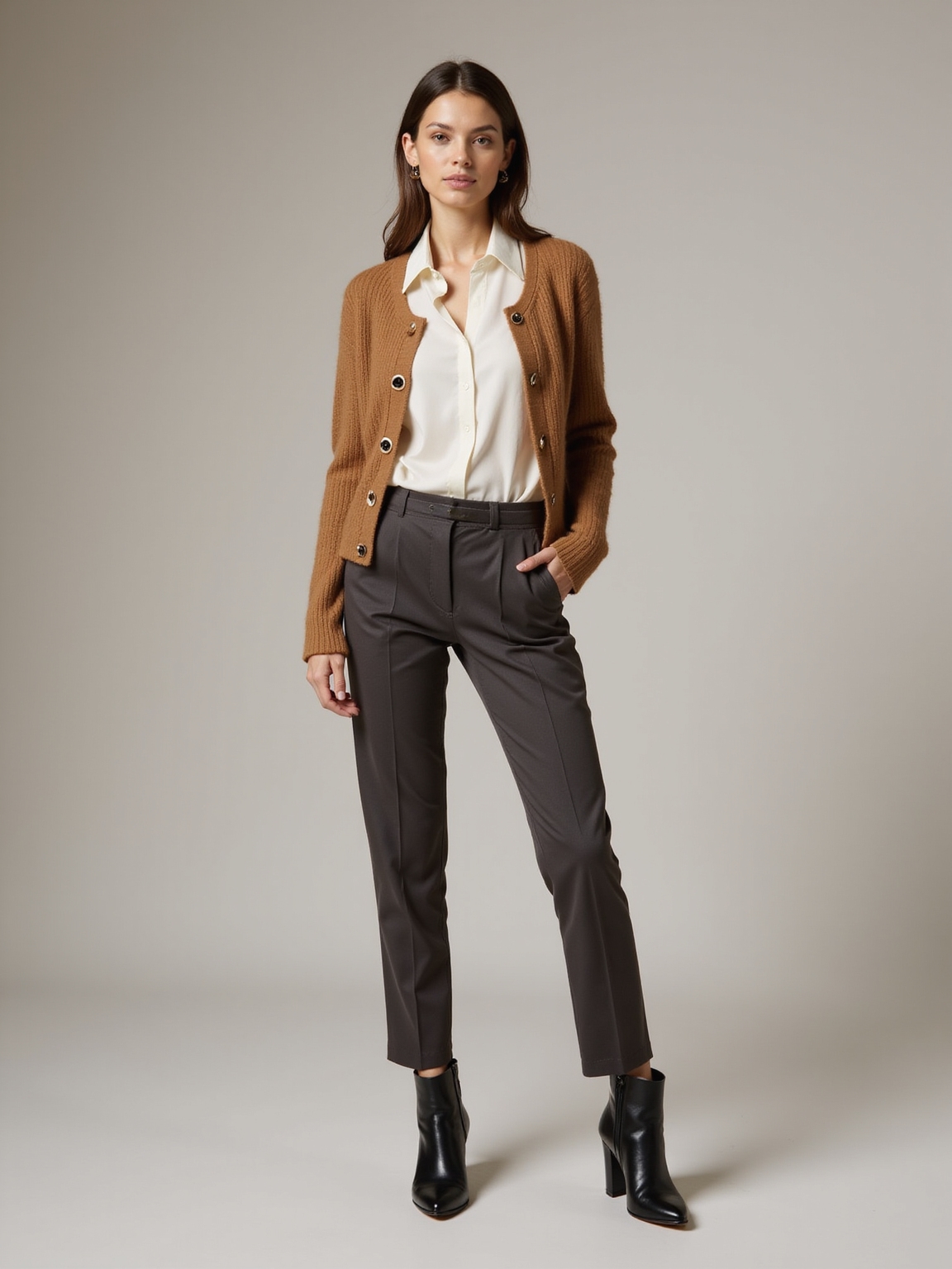 structured refined merino layering