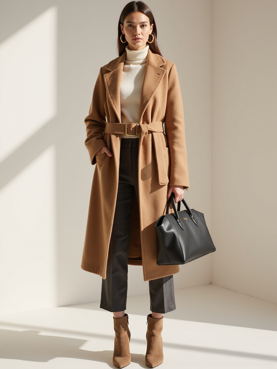 structured warm polished outerwear