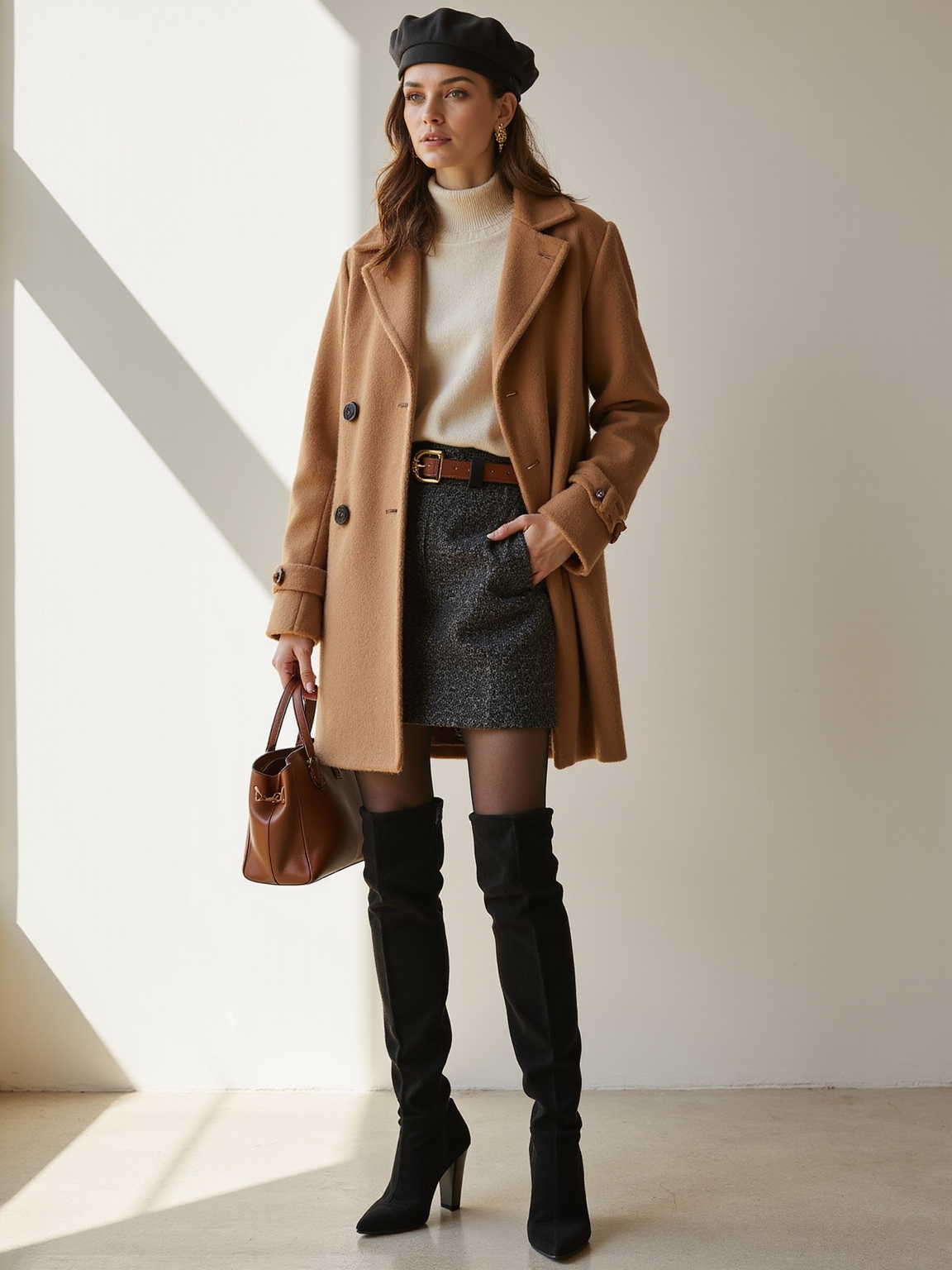 subtle textured hosiery for elongation
