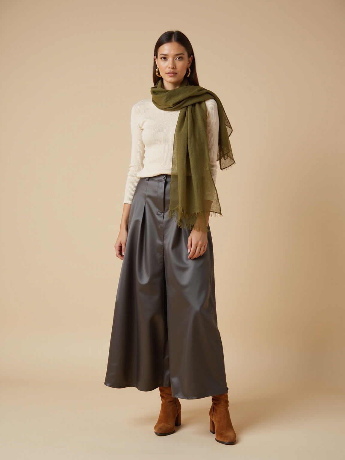 sweeping maxi suede ankle boots