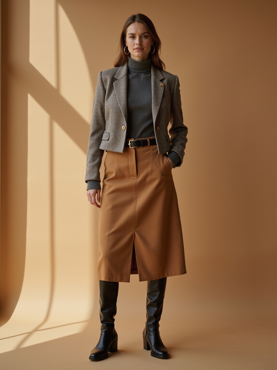 swishy midi chunky knit
