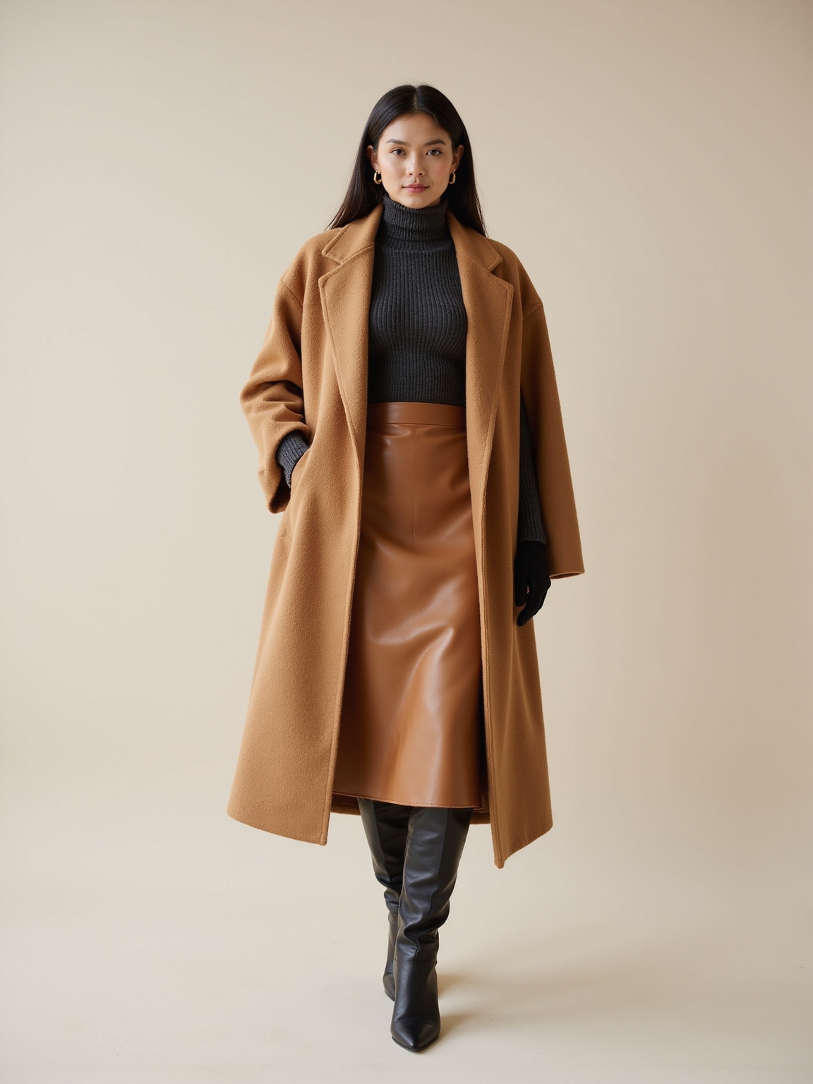 swishy midi sleek boots