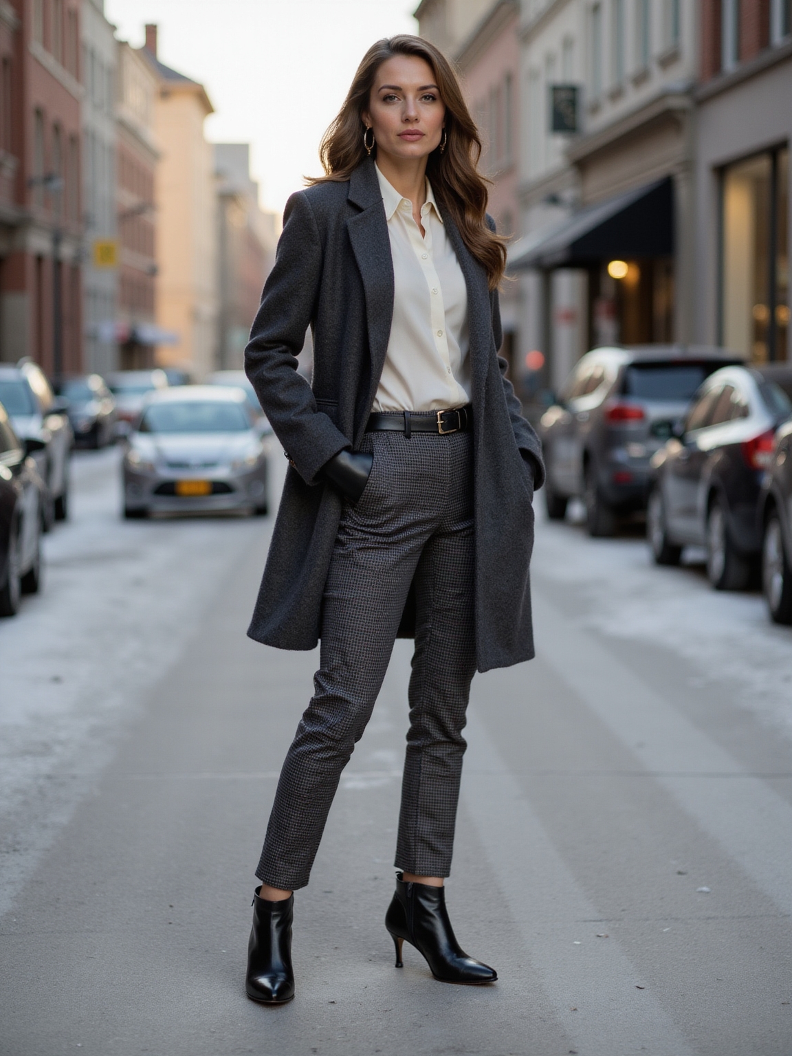 tailored cashmere camel overcoat