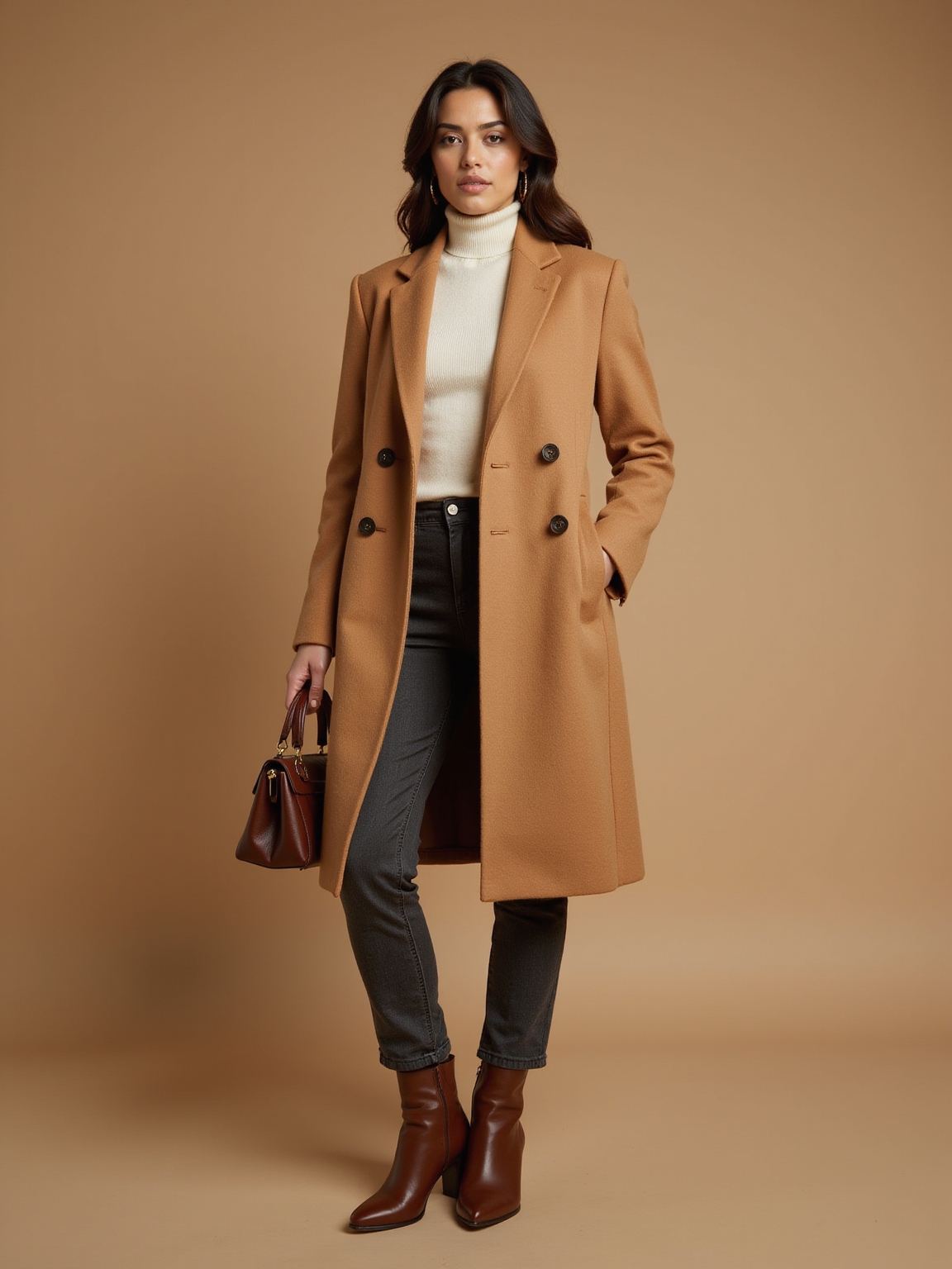 tailored charcoal camel oxblood