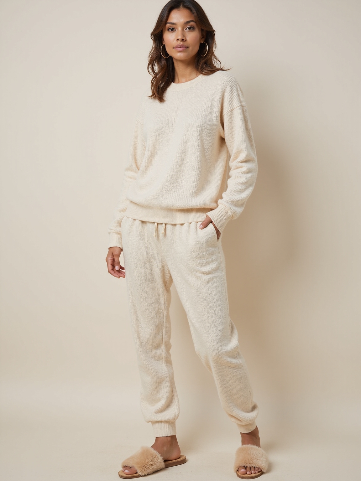textured breathable matching loungewear
