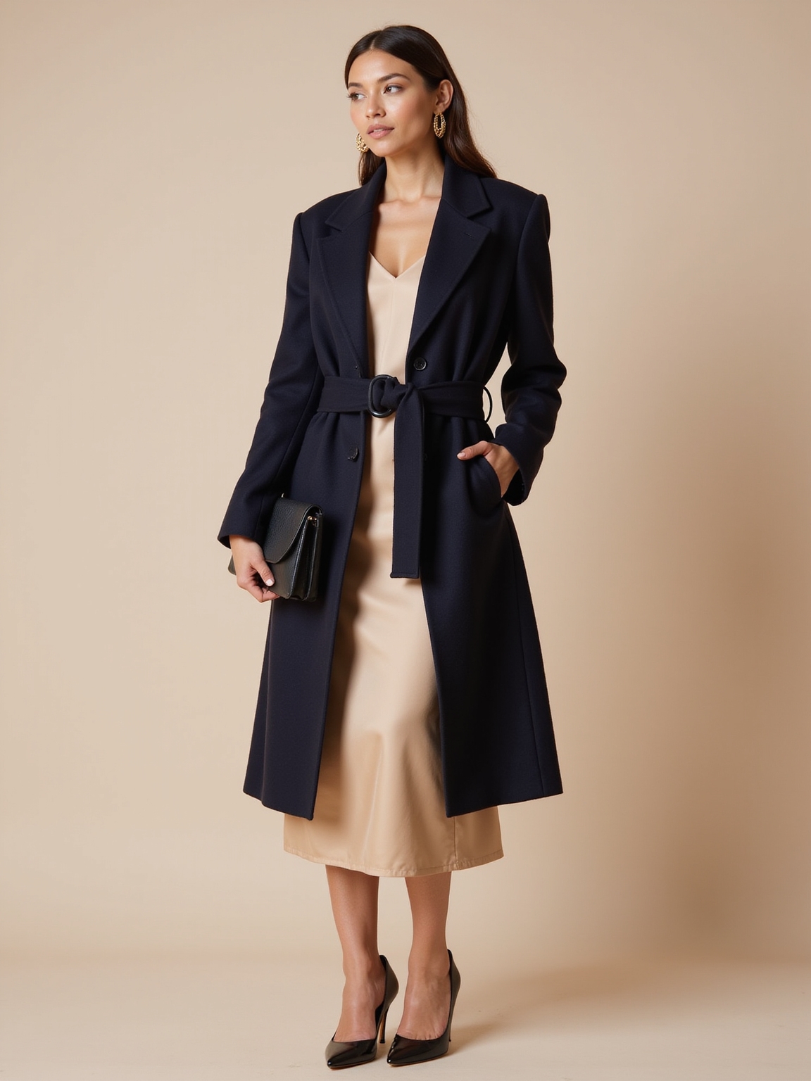 textured coats over sparkle
