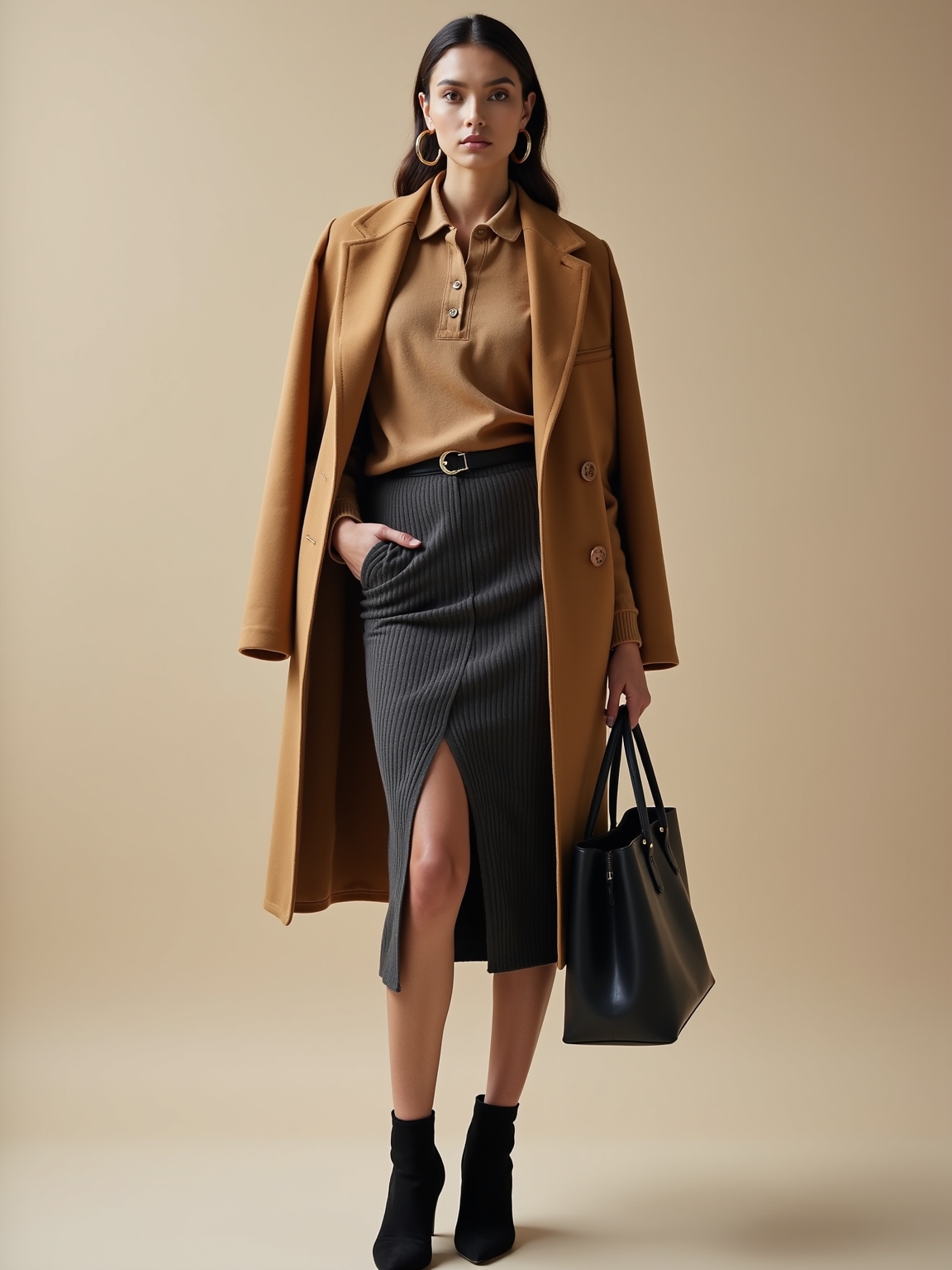 textured tailored knitwear for fall