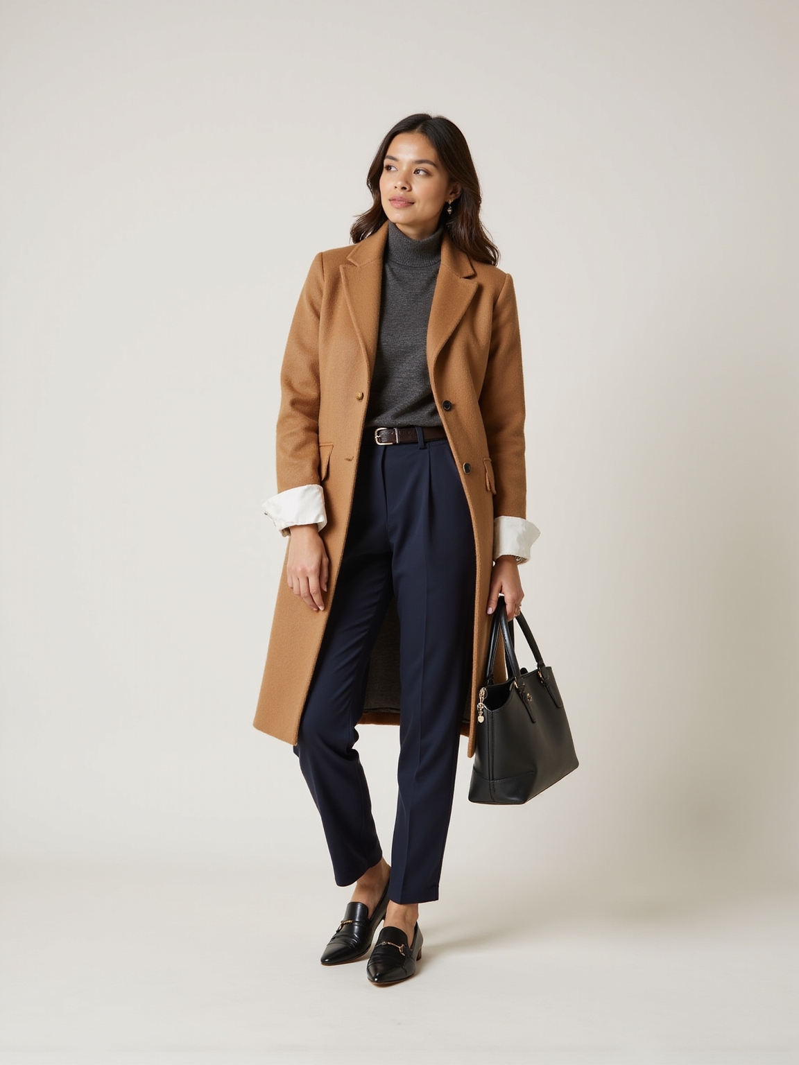 three layer sleek winter layering