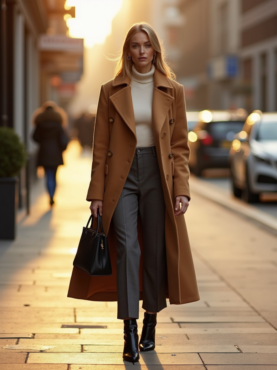timeless tailored wool coat