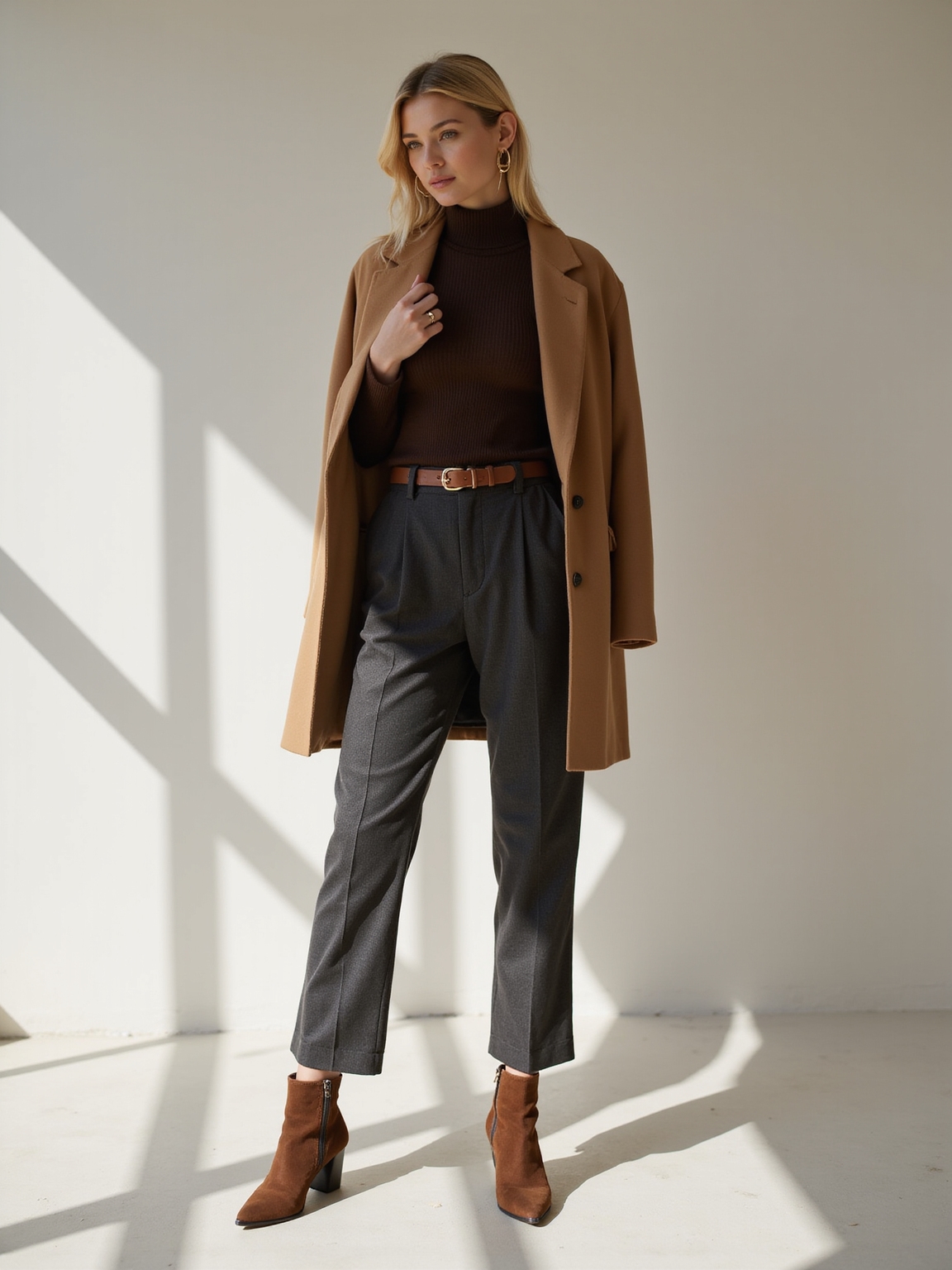 understated tailored cashmere authority