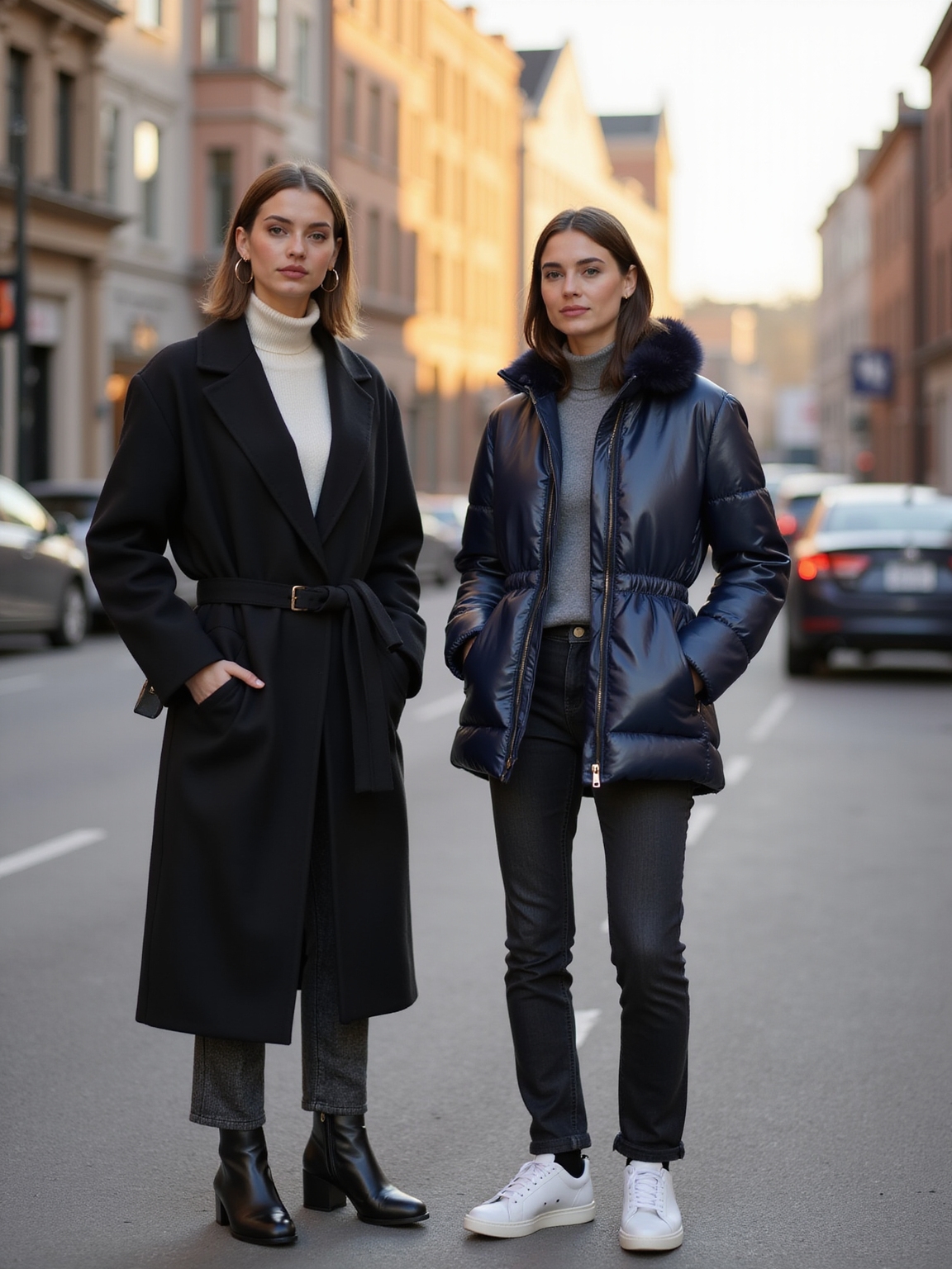 warm tailored windproof commute coats