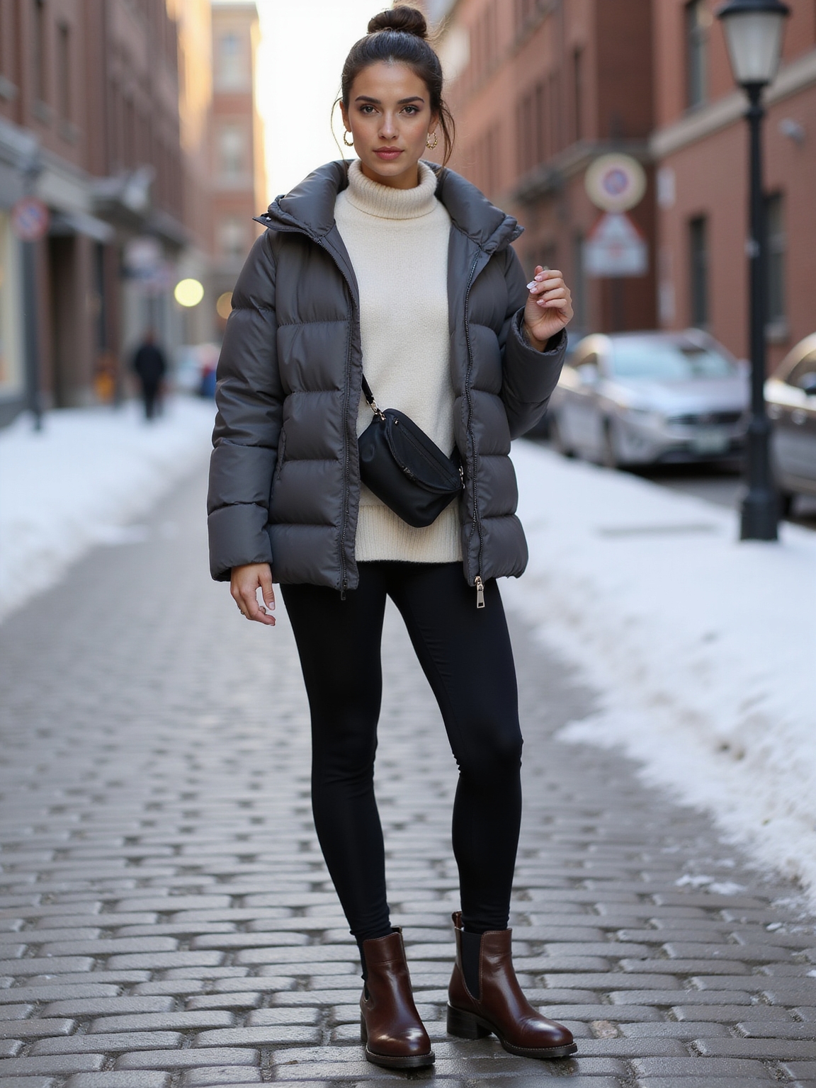 warmth on the go polished elegance