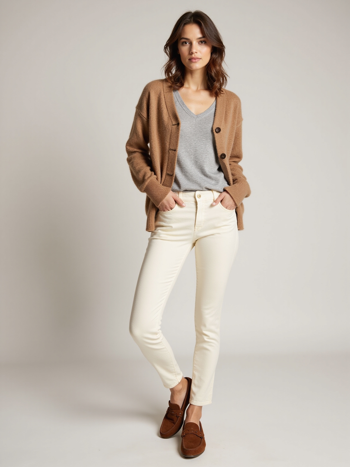 whisper soft tee with cashmere
