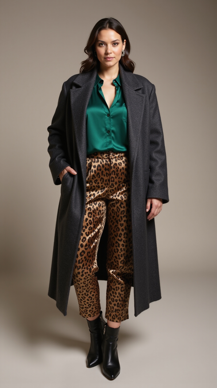 balance solids with statement prints