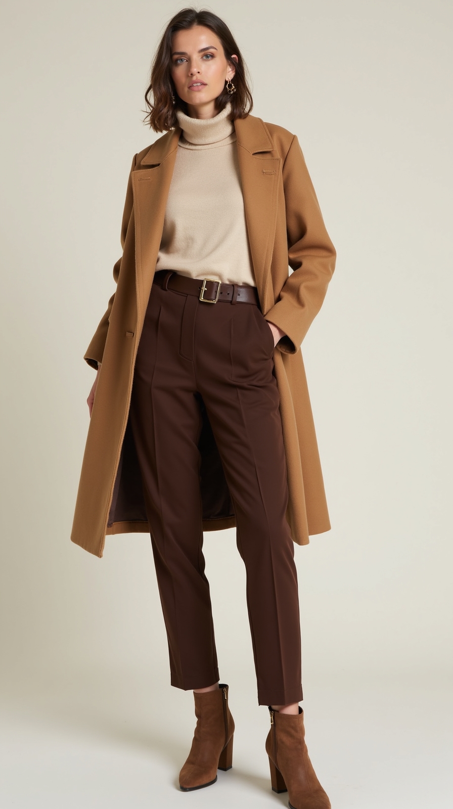 balance tone coats framing silhouette
