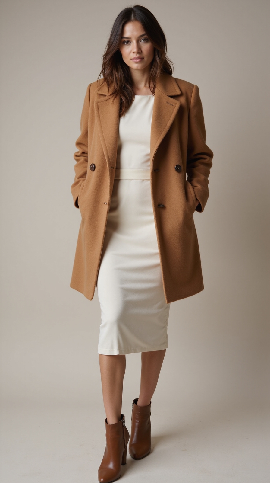bold coat sleek sheath