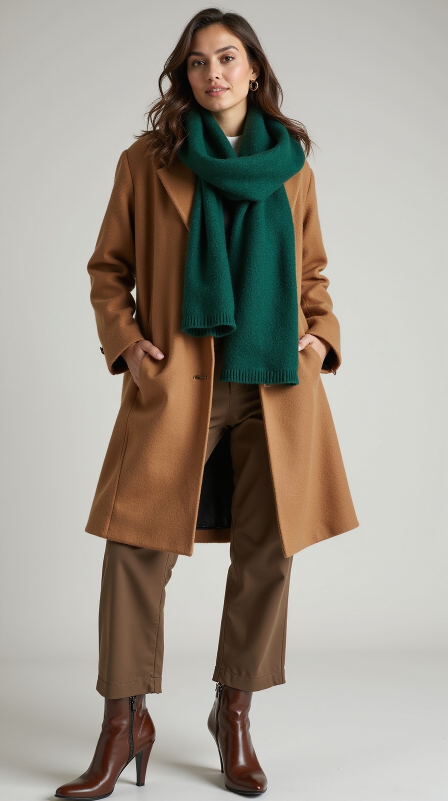 bold scarves anchor outfits