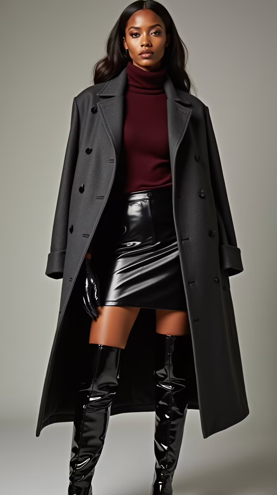 bold winter baddie streetwear looks
