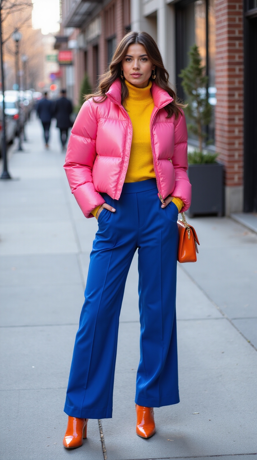 bright coat neon accents