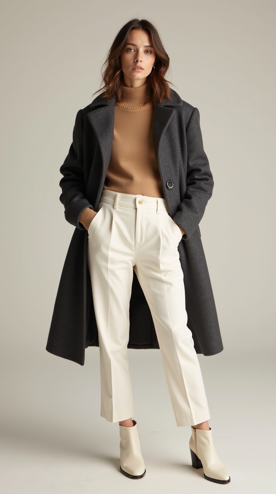 cashmere layered with linen